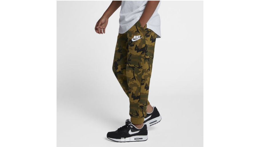 pantaloni nike bambino verde